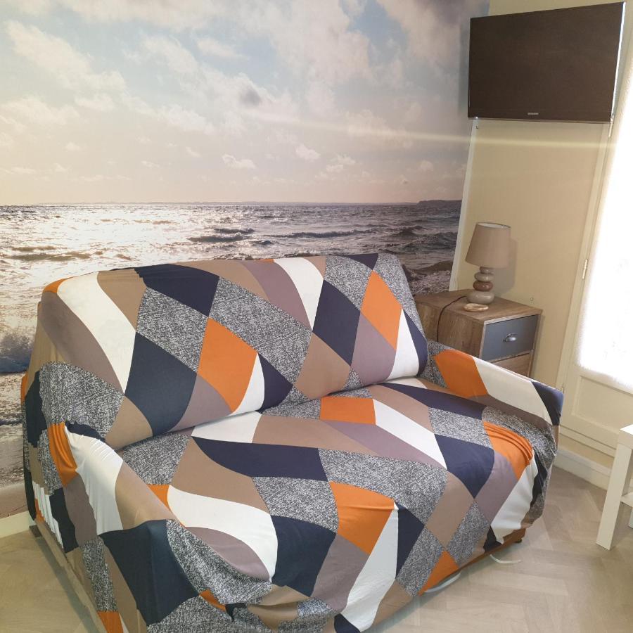Appartement Studio Proche Mer 4 Pers Residence Calme Avec Parc Blonville-sur-Mer Exteriör bild